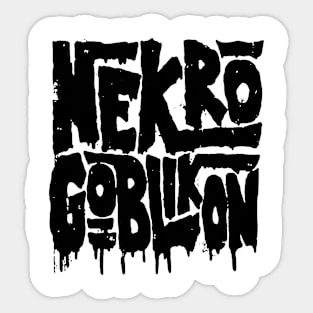 Nekrogoblikon Goblin Metal Sticker